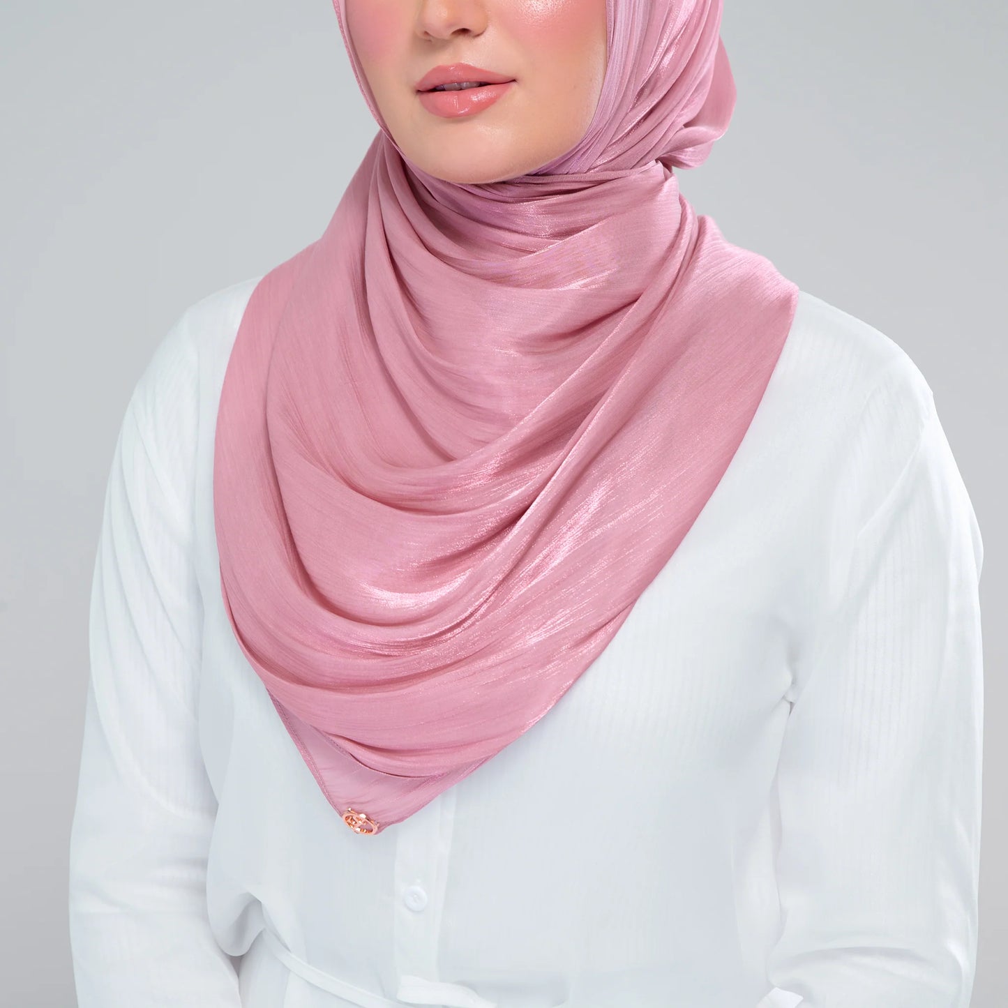 Dolce Raia in Dusty Rose with Signature Tie-Back Inner Attached