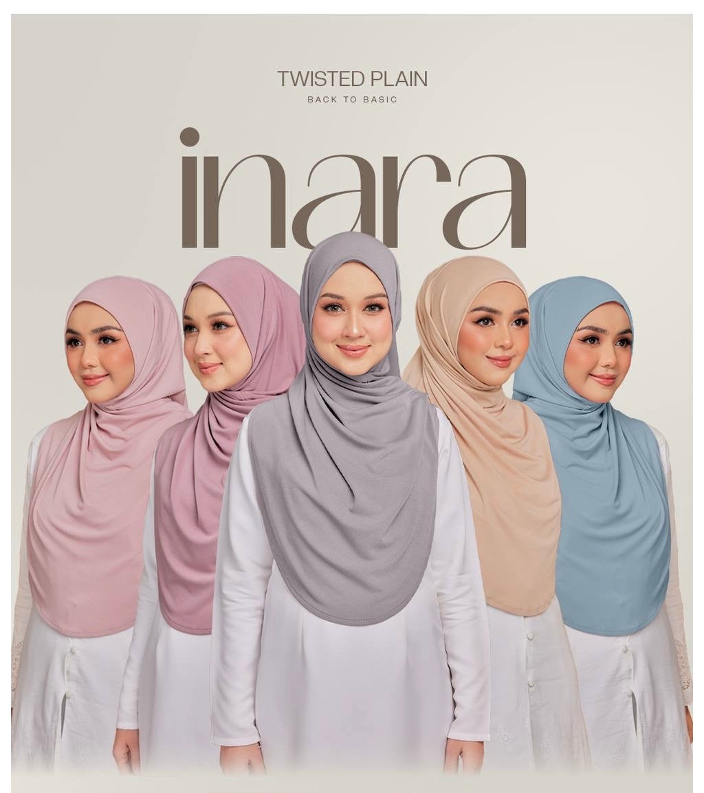 Inara Twist Instant by Heejab in Black