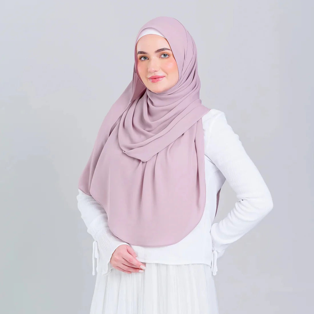 Tag n' Go Max [2M] | Premium Korean Chiffon in Blush Pink