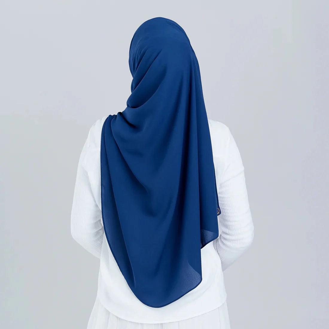 Tag n' Go Max [2M] | Premium Korean Chiffon in Midnight Blue