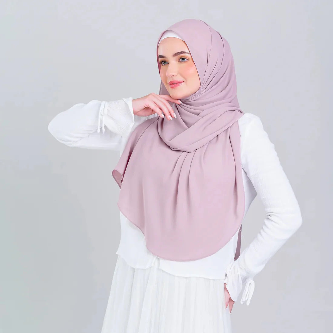 Tag n' Go Max [2M] | Premium Korean Chiffon in Blush Pink