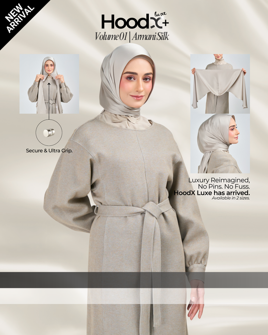[★New] HoodX⁺Plus Luxe in Silver Taupe