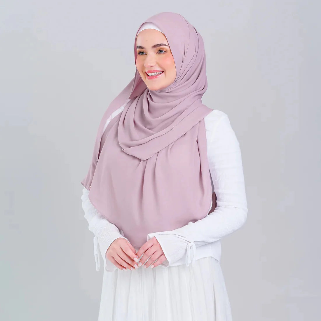 Tag n' Go Max [2M] | Premium Korean Chiffon in Blush Pink