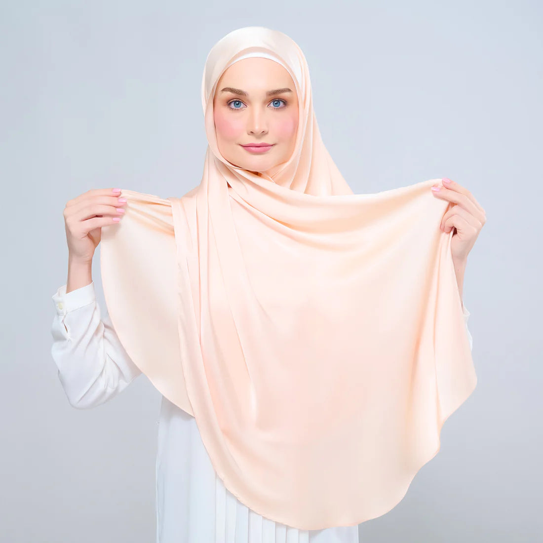 Instant Tag & Go | Satin Silk in Soft Apricot