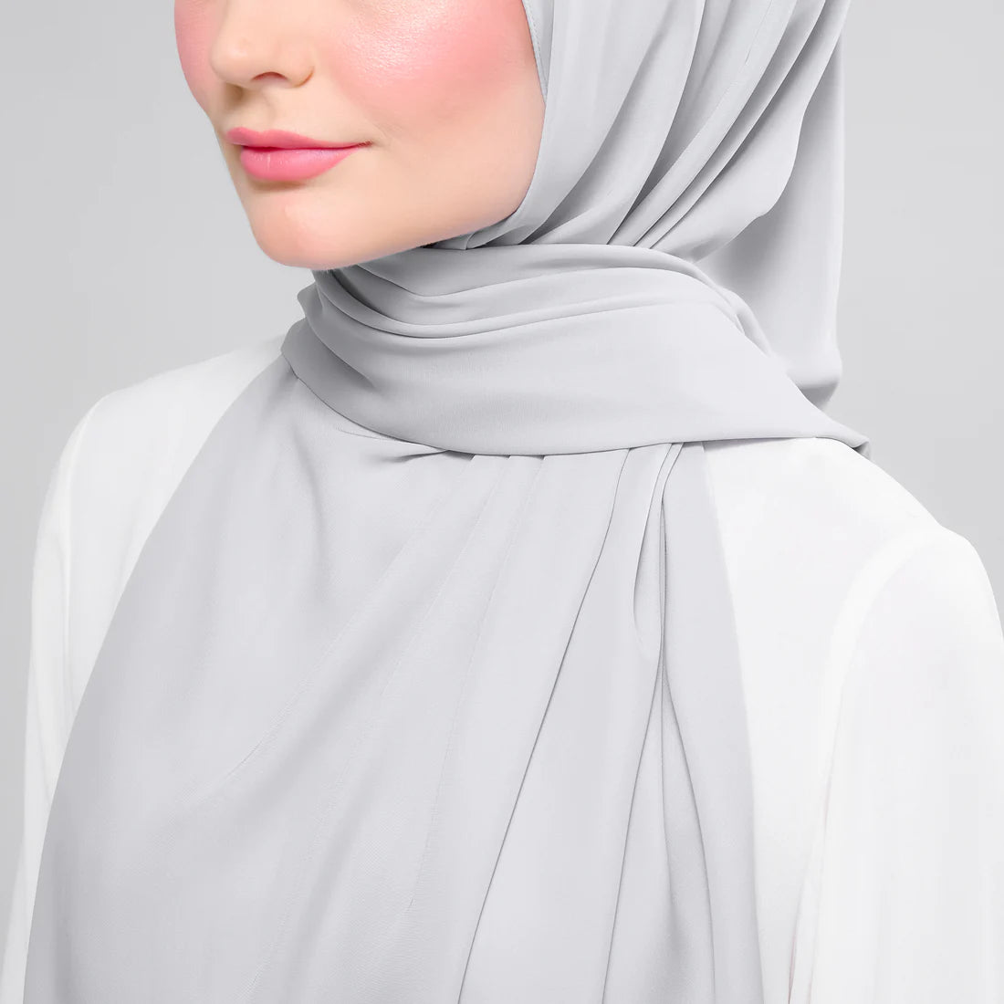 Instant Tag & Go l Chiffon Silk in Light Grey