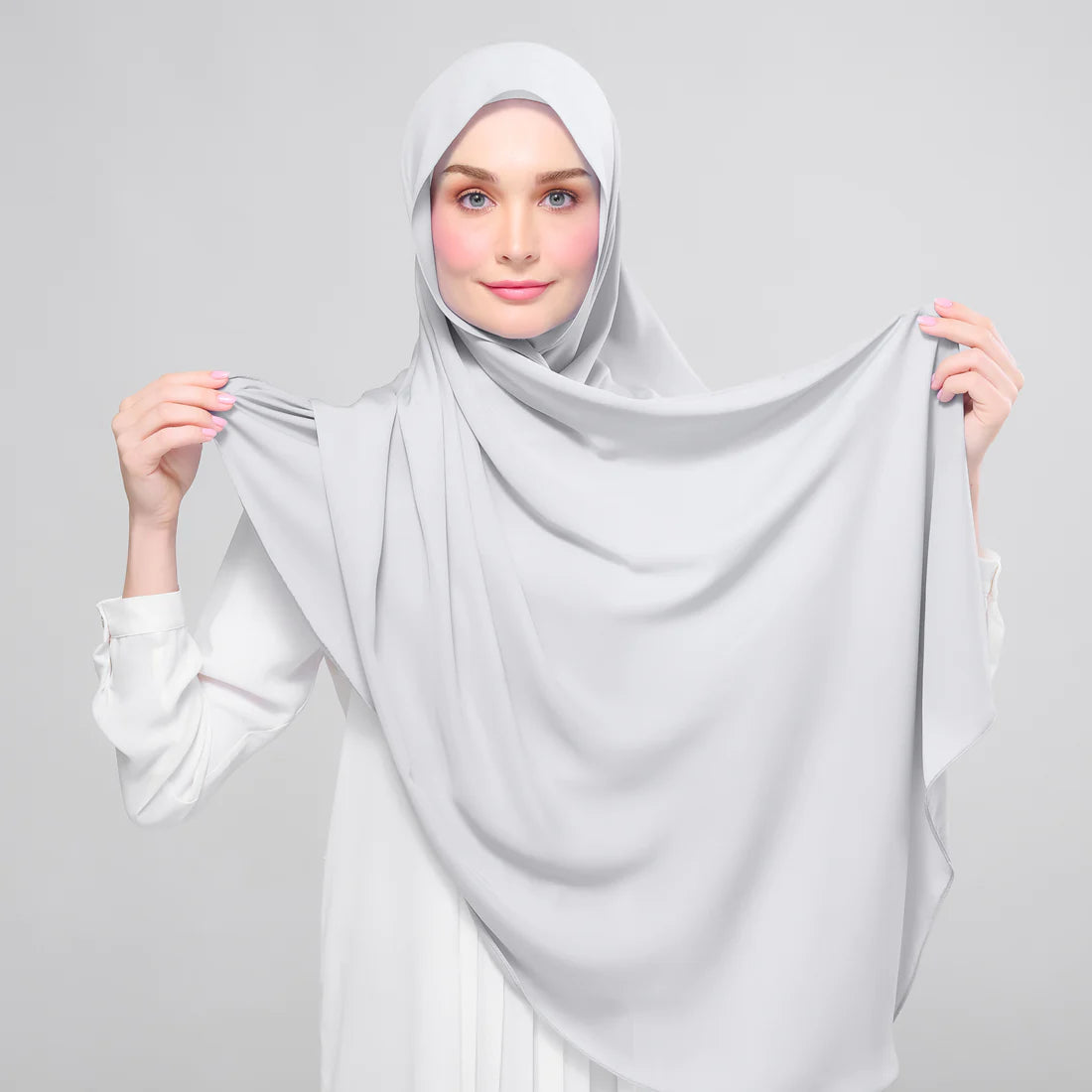 Instant Tag & Go l Chiffon Silk in Light Grey