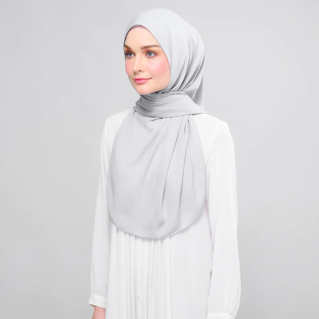 Instant Tag & Go l Chiffon Silk in Light Grey