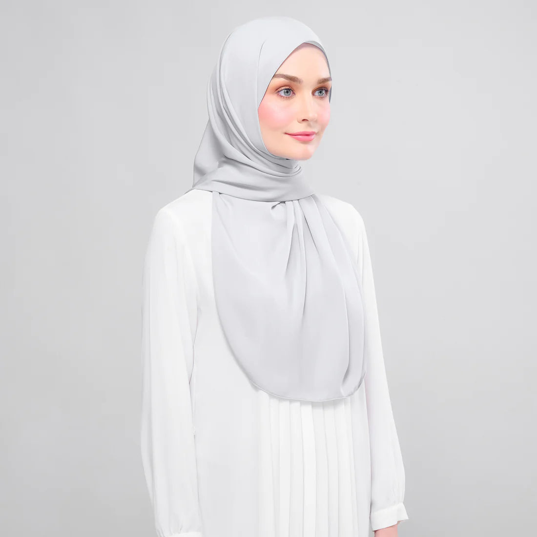 Instant Tag & Go l Chiffon Silk in Light Grey