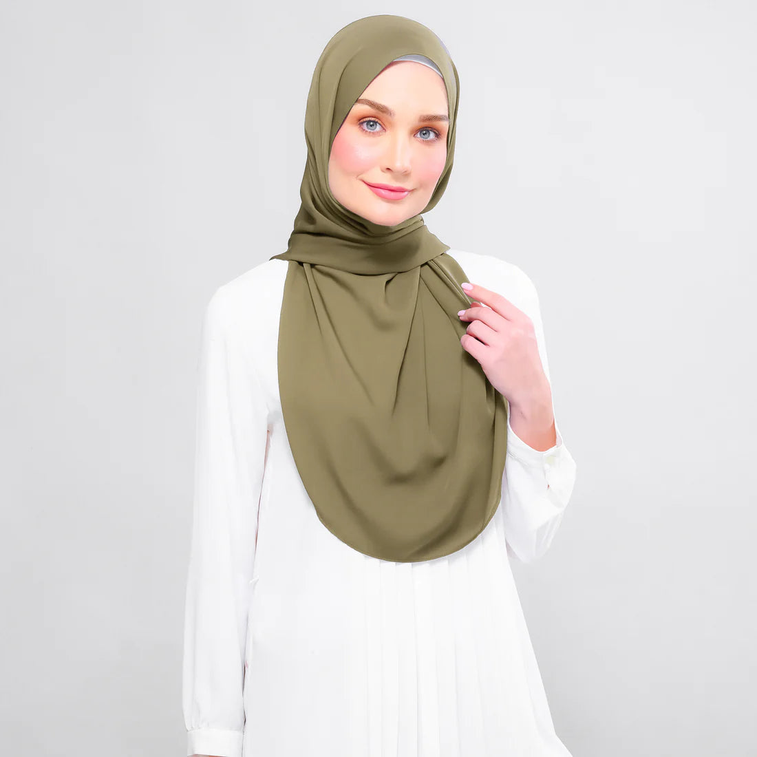 Instant Tag & Go l Chiffon Silk in Olive