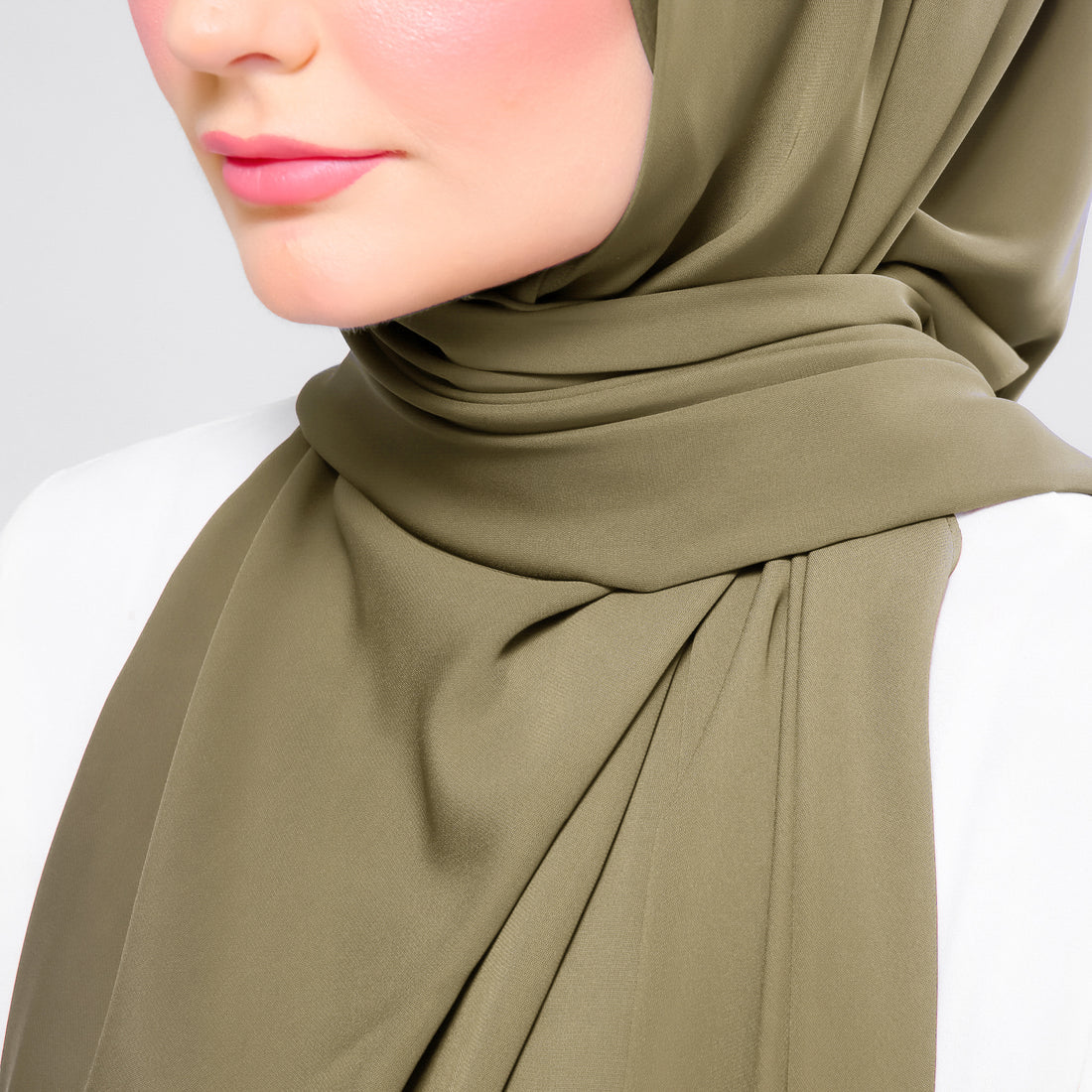 Instant Tag & Go l Chiffon Silk in Olive