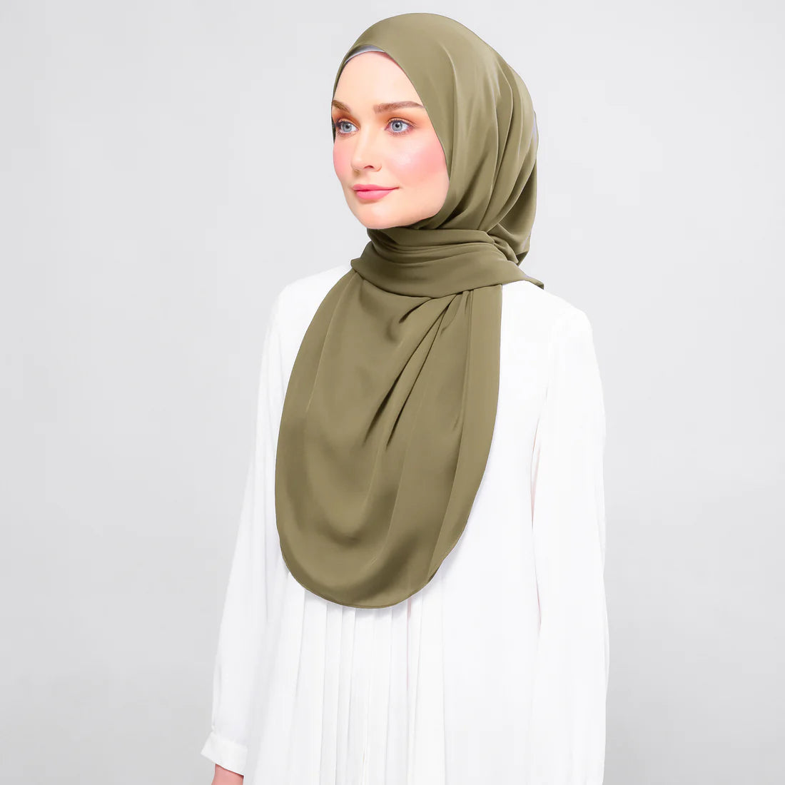 Instant Tag & Go l Chiffon Silk in Olive