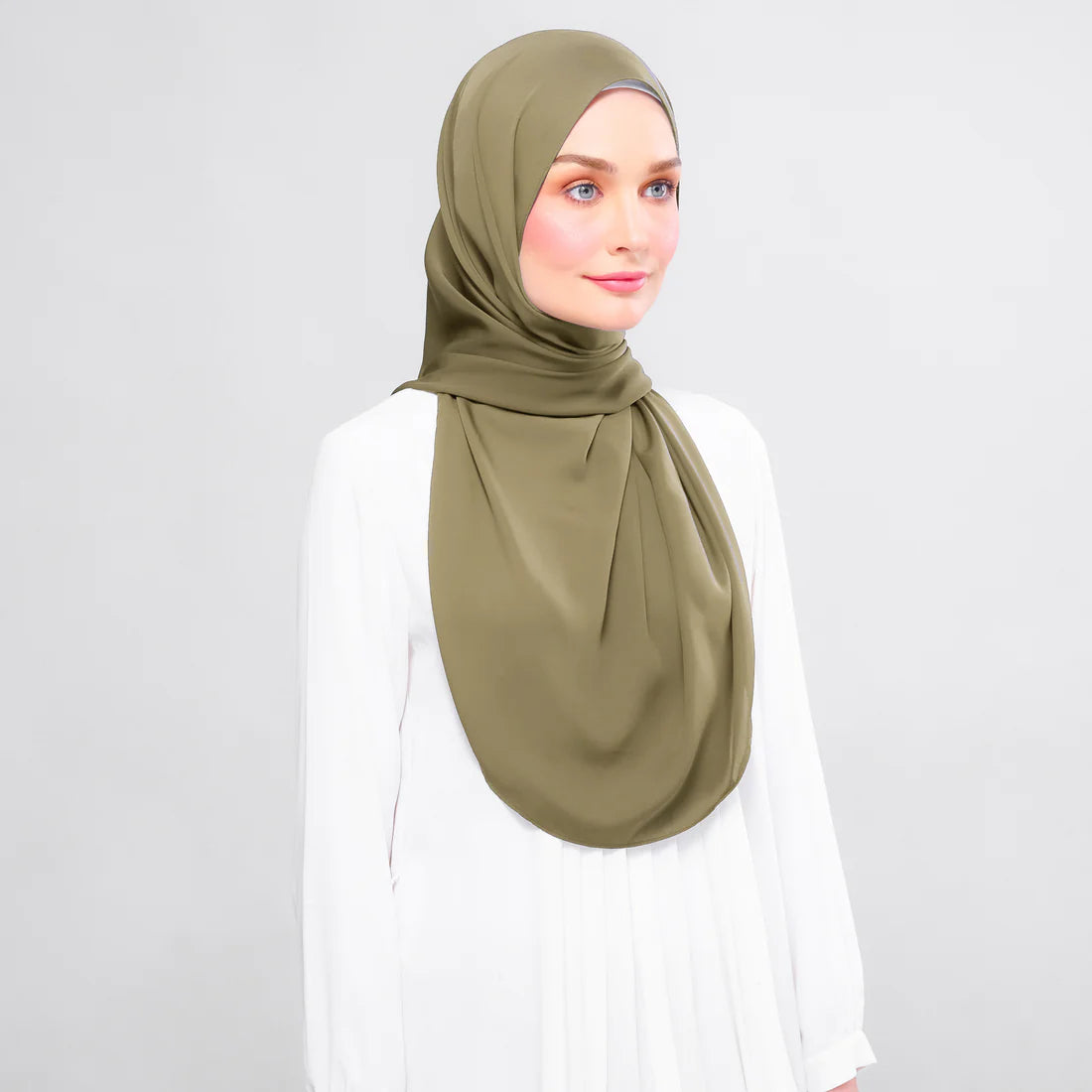 Instant Tag & Go l Chiffon Silk in Olive