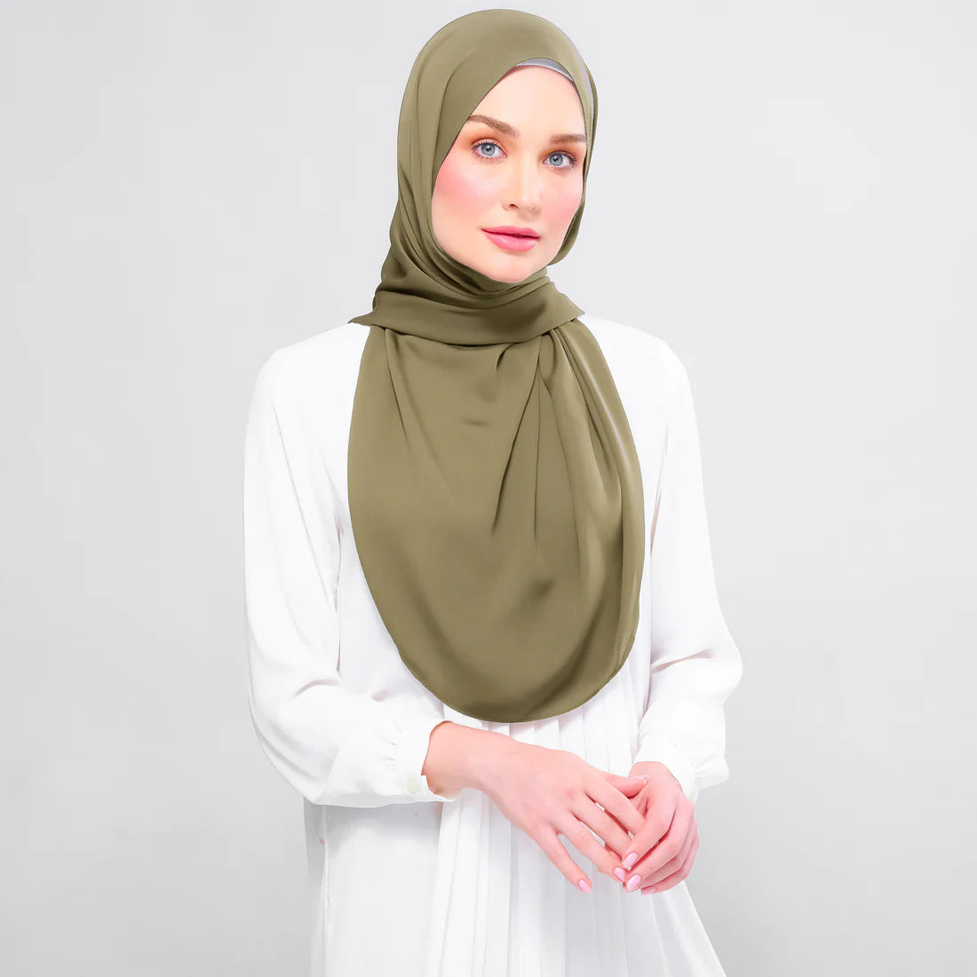 Instant Tag & Go l Chiffon Silk in Olive