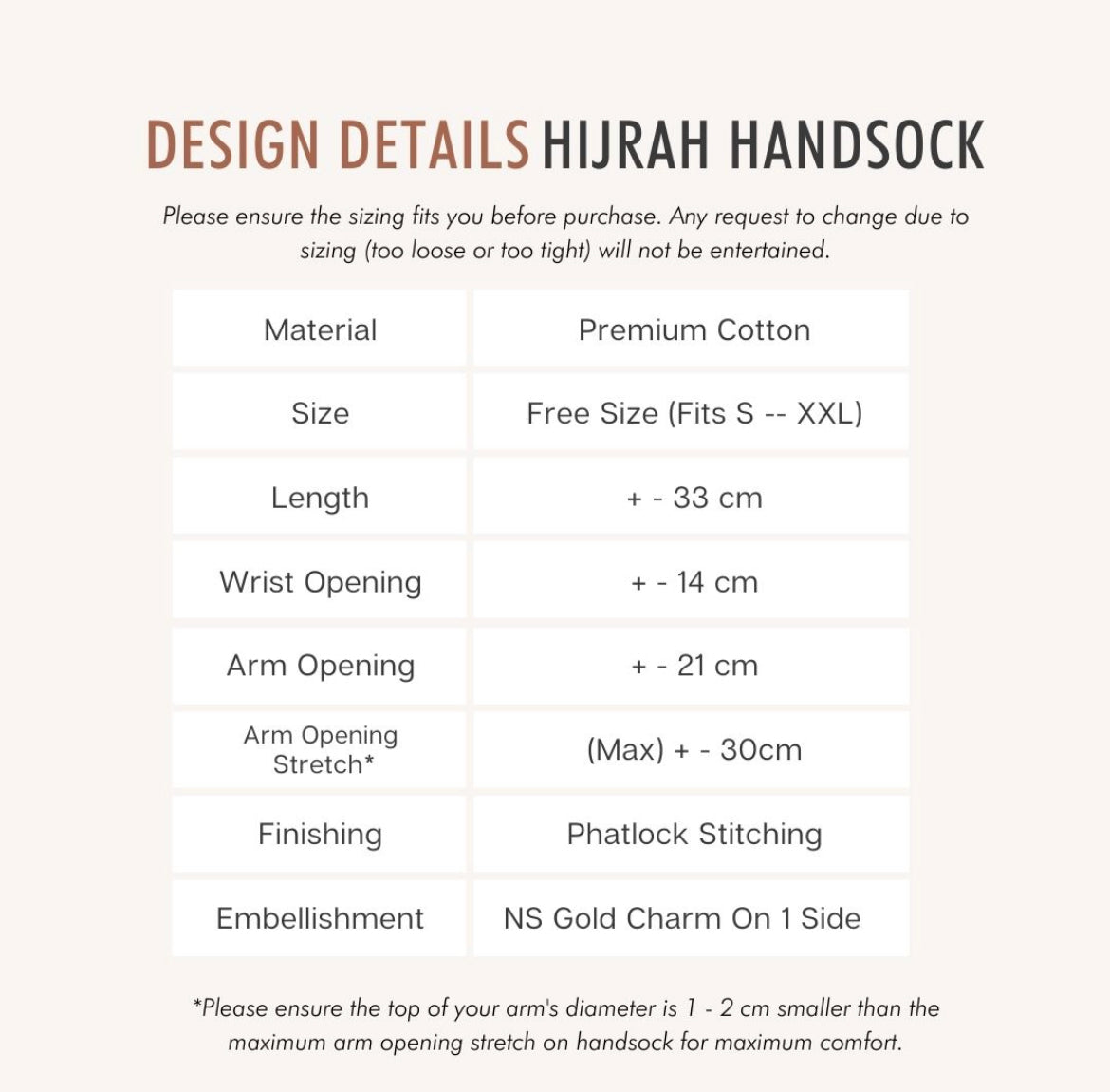 Hijrah Handsock