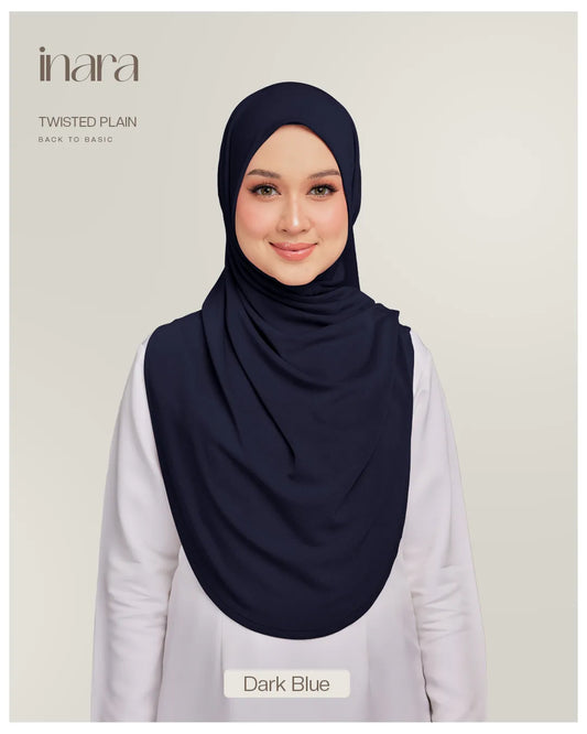 Inara Twist Instant by Heejab in Dark Blue