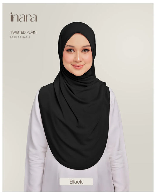 Inara Twist Instant by Heejab in Black