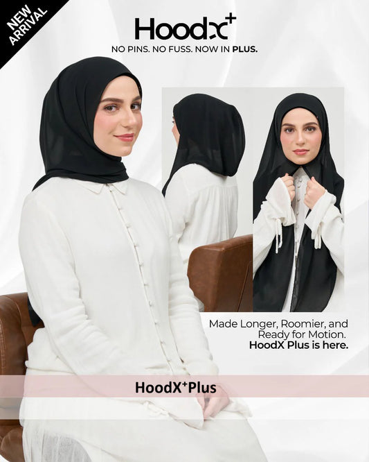 [★New] HoodX⁺Plus in Classic Black