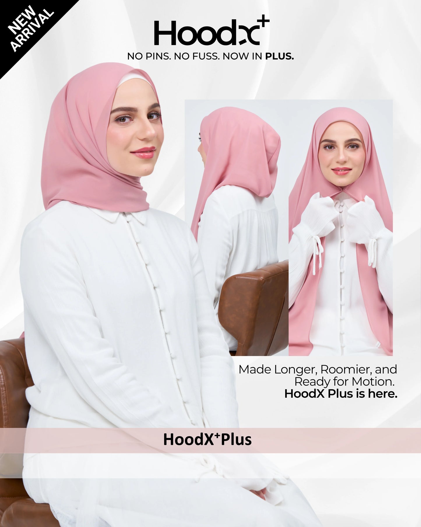 [★New] HoodX⁺Plus in Dusty Pink
