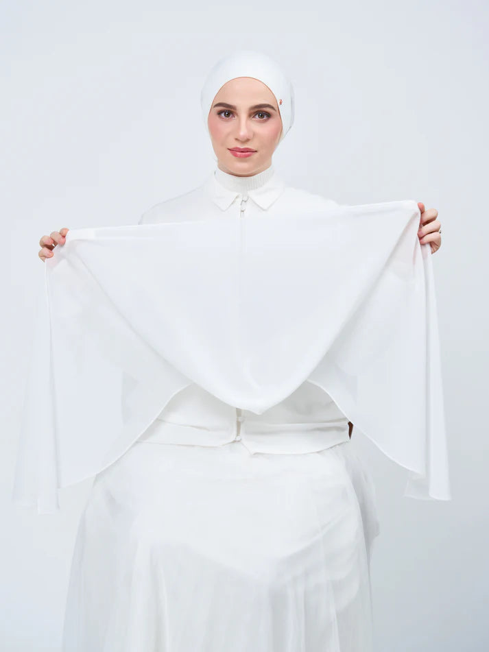 [★New] HoodX in Bridal White