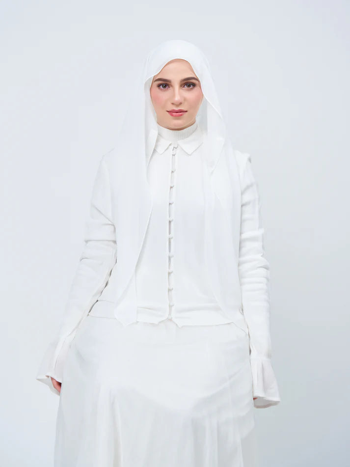 [★New] HoodX in Bridal White