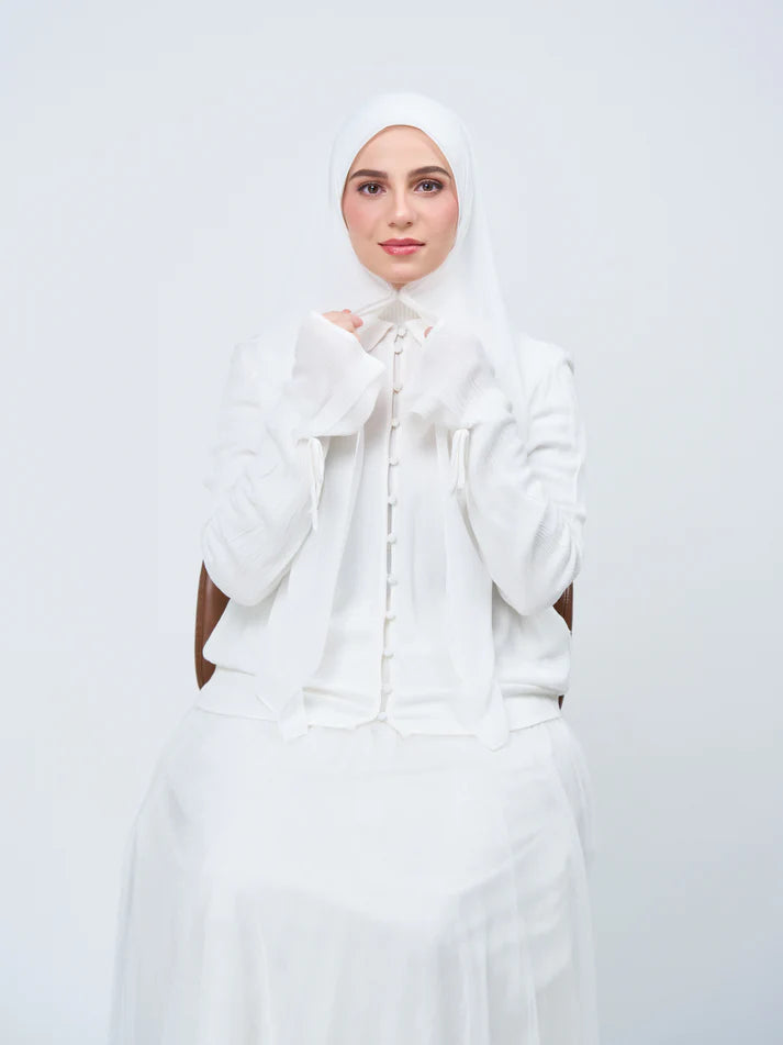 [★New] HoodX in Bridal White