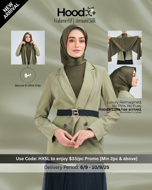[★New] HoodX⁺Plus Luxe in Terra Olive