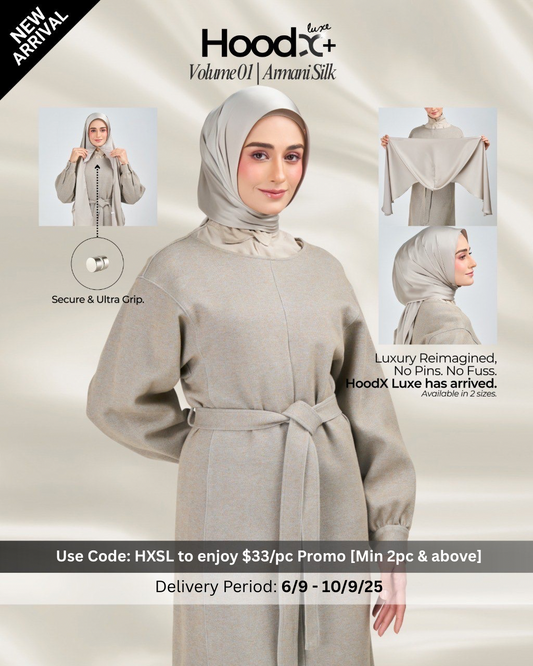 [★New] HoodX⁺Plus Luxe in Silver Taupe