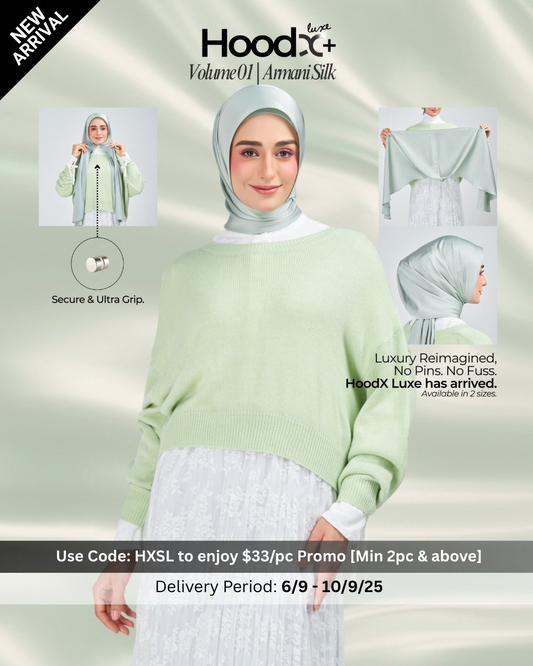 [★New] HoodX⁺Plus Luxe in Jade